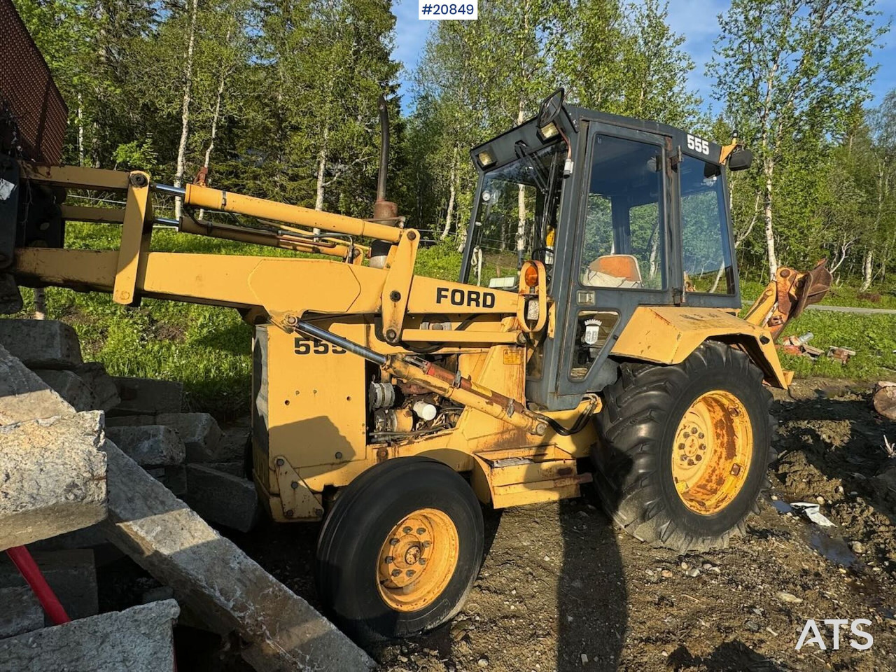 Ford 555 - Backhoe loader: picture 2 Ford 555 - Backhoe loader: picture 2