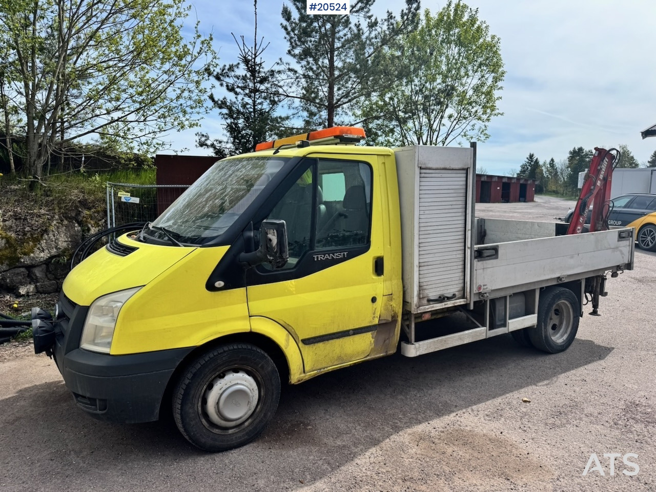 Ford Transit - Open body delivery van, Crane truck: picture 2 Ford Transit - Open body delivery van, Crane truck: picture 2
