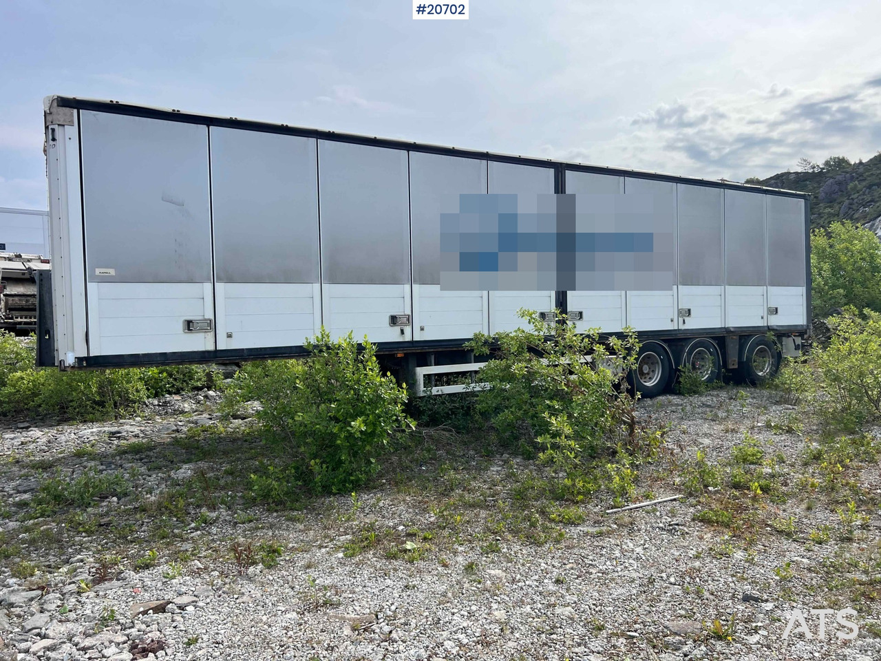 HRD 3 akslet - Closed box semi-trailer: picture 1 HRD 3 akslet - Closed box semi-trailer: picture 1