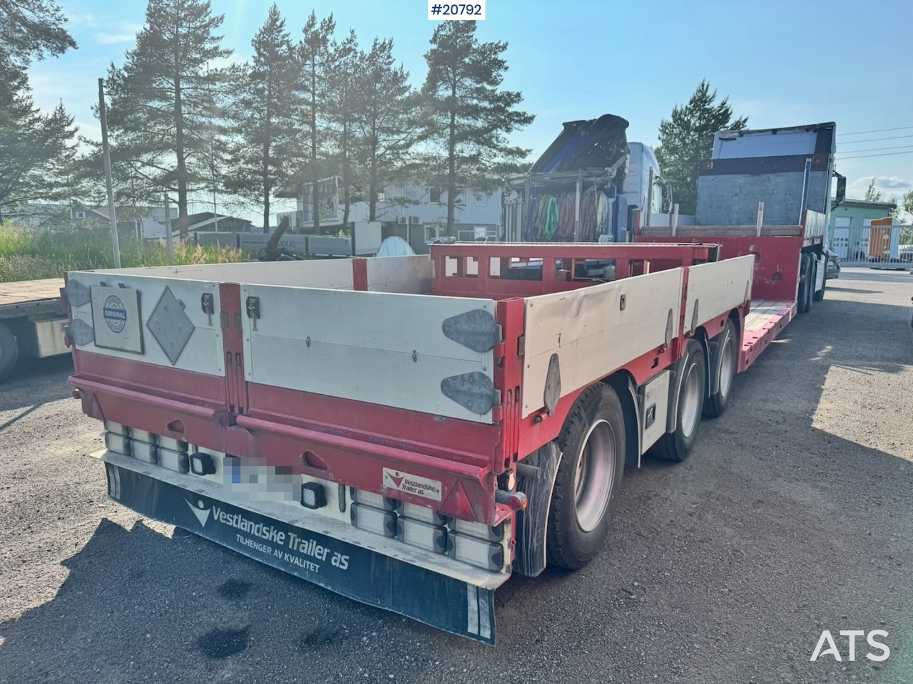HRD Brønnsemi - Low loader semi-trailer: picture 3 HRD Brønnsemi - Low loader semi-trailer: picture 3