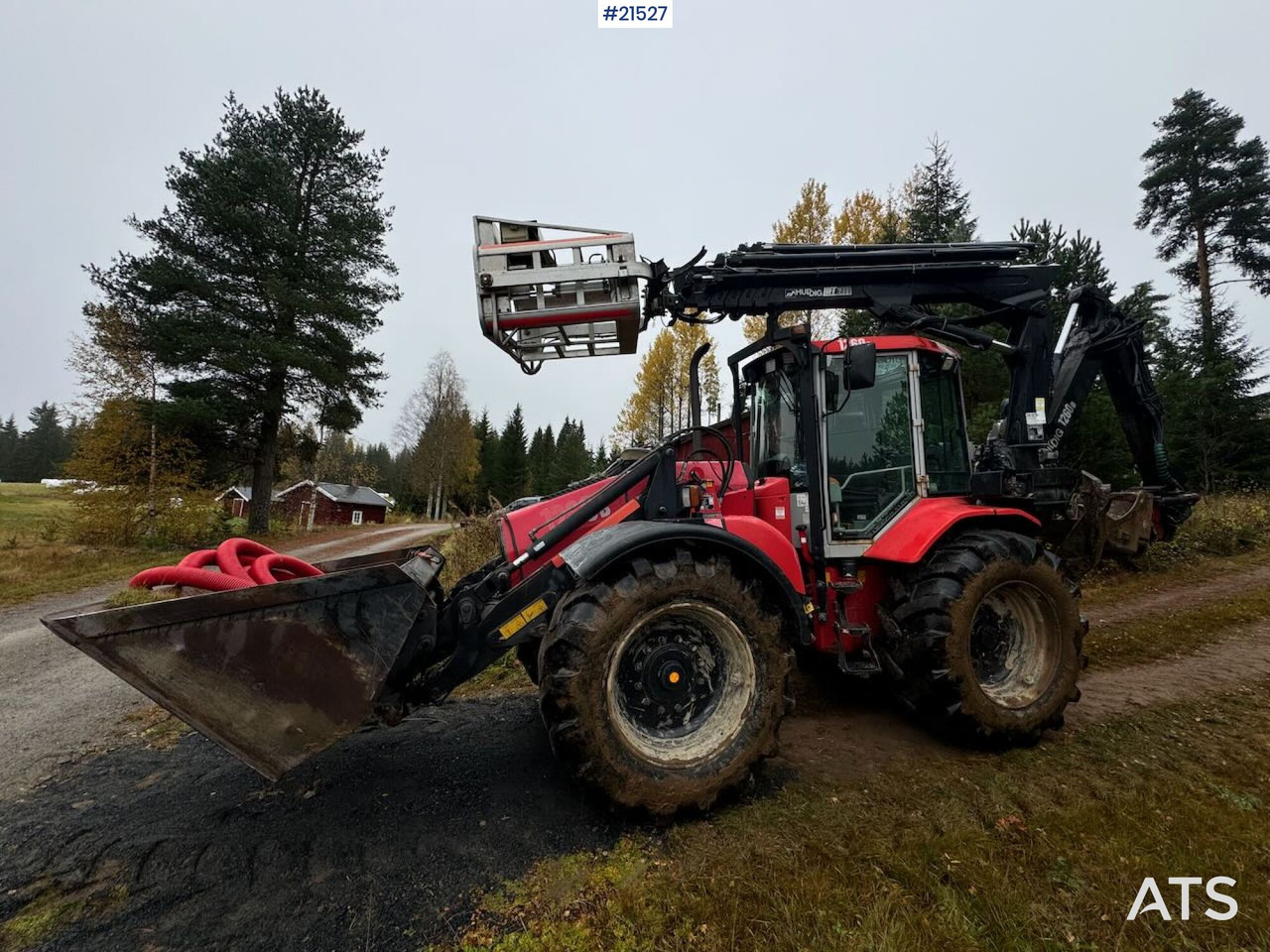 Huddig 1260B Traktorgraver m/ Huddig 2000 lift, tilt og pusseskuffe - Backhoe loader: picture 2 Huddig 1260B Traktorgraver m/ Huddig 2000 lift, tilt og pusseskuffe - Backhoe loader: picture 2