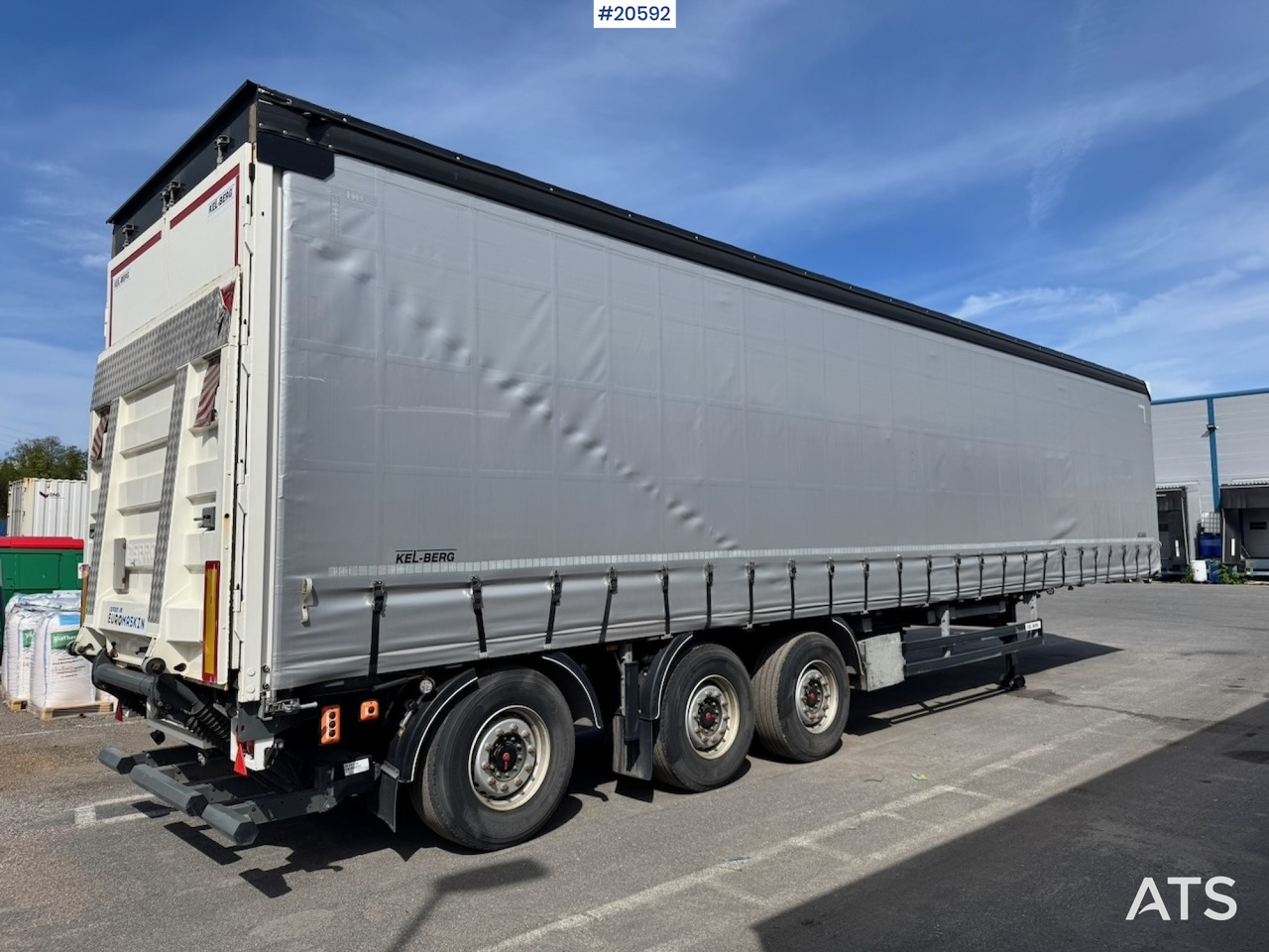 Curtainsider semi-trailer Kel-berg 3 akslet kapelltralle: picture 6