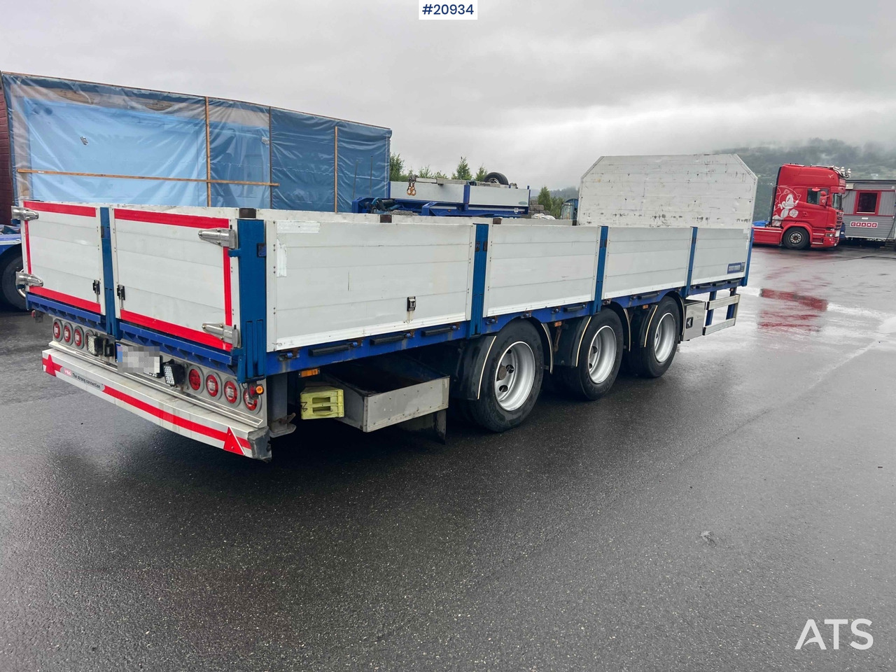 Konar 3 akslet plankjerre - Dropside/ Flatbed trailer: picture 2 Konar 3 akslet plankjerre - Dropside/ Flatbed trailer: picture 2