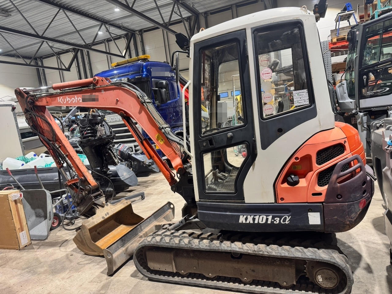 Mini excavator Kubota KX101-3 Minigraver m/ Skuffe og Klype.: picture 6 Mini excavator Kubota KX101-3 Minigraver m/ Skuffe og Klype.: picture 6