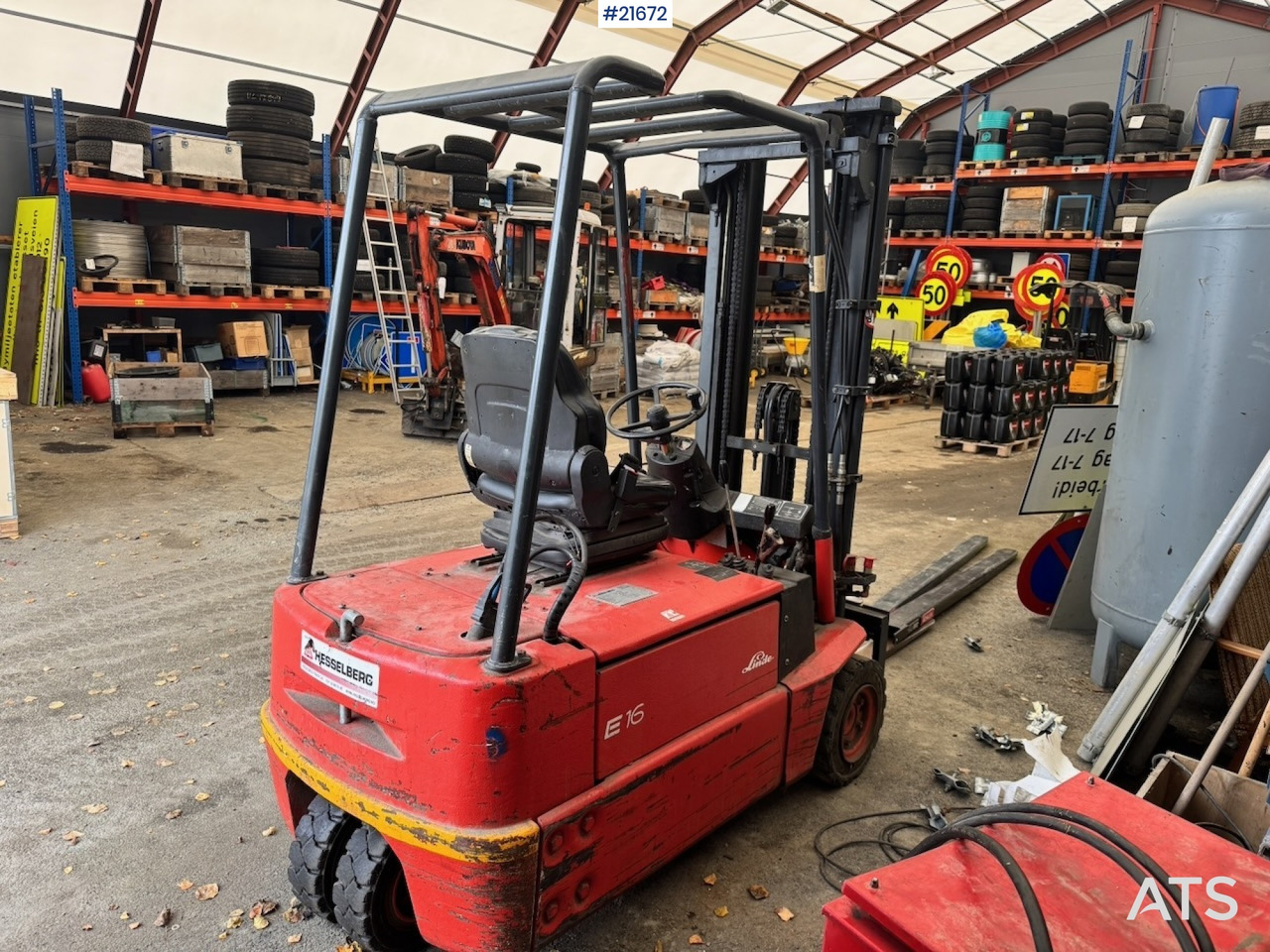 Linde Linde E16 EL Truck m/ forlengere. - Electric forklift: picture 5 Linde Linde E16 EL Truck m/ forlengere. - Electric forklift: picture 5