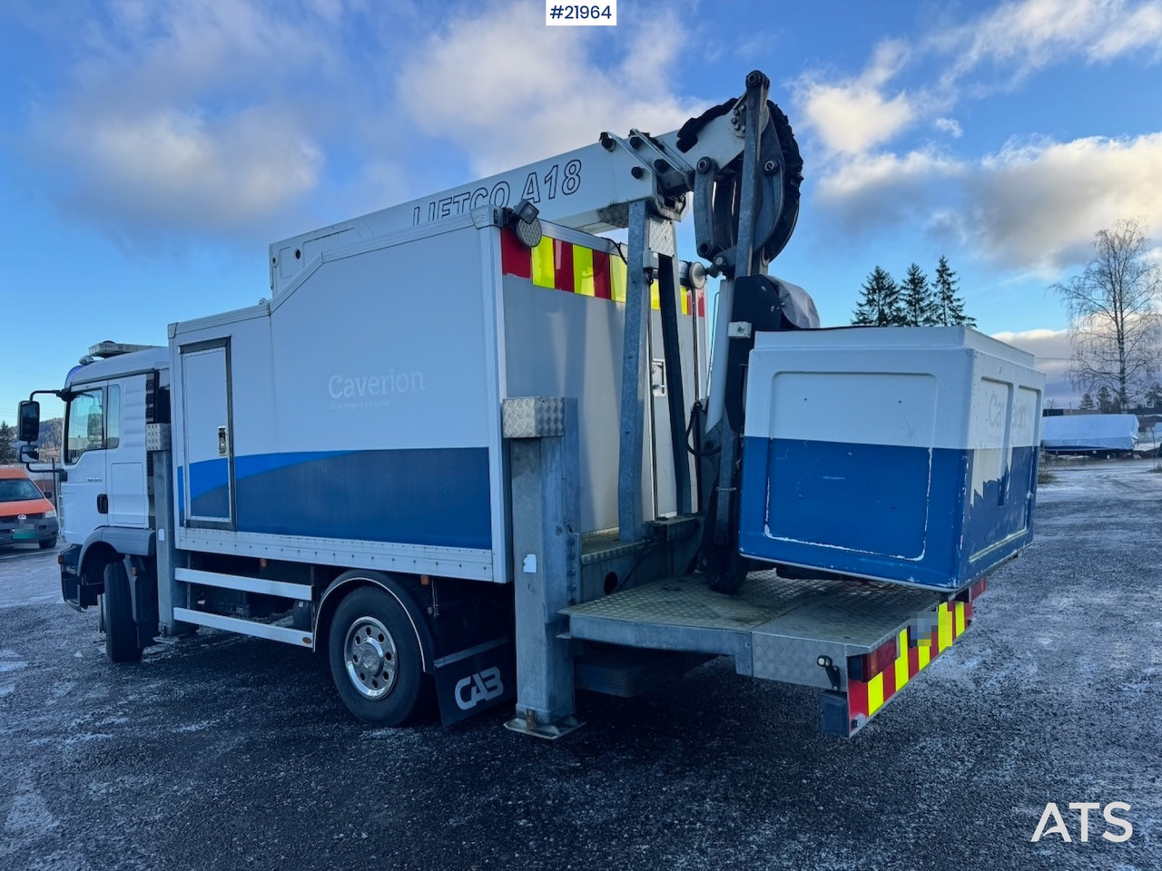 Truck mounted aerial platform MAN 2010 MAN TGM 15.250 Liftbil m/ 18 m Arbeidshøyde. 132 000 km!: picture 8