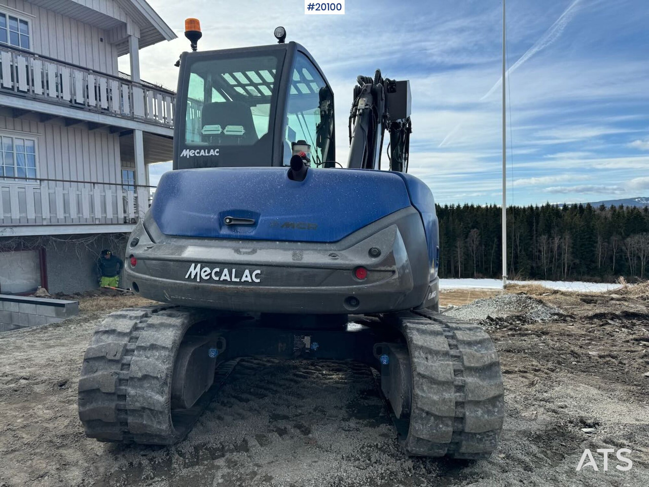 Mecalac 8 MCR-T4 - Mini excavator: picture 4 Mecalac 8 MCR-T4 - Mini excavator: picture 4