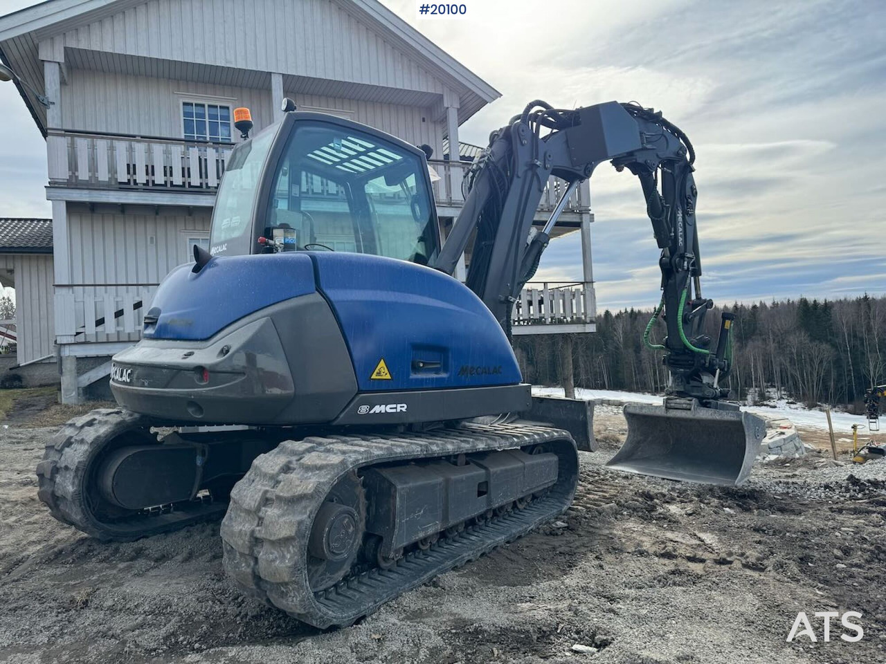 Mecalac 8 MCR-T4 - Mini excavator: picture 5 Mecalac 8 MCR-T4 - Mini excavator: picture 5