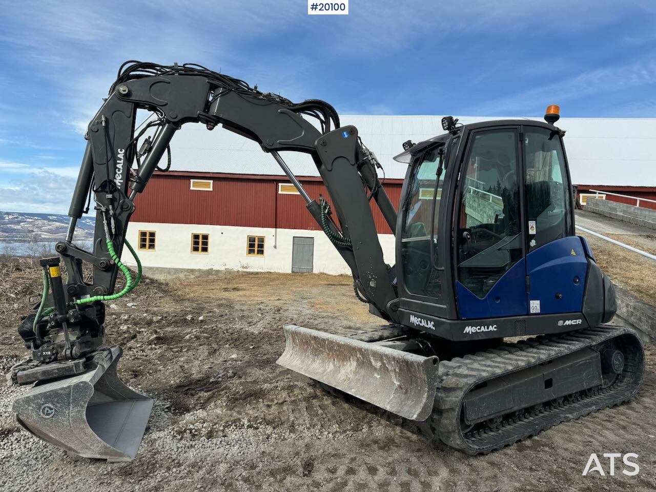 Mecalac 8 MCR-T4 - Mini excavator: picture 1 Mecalac 8 MCR-T4 - Mini excavator: picture 1