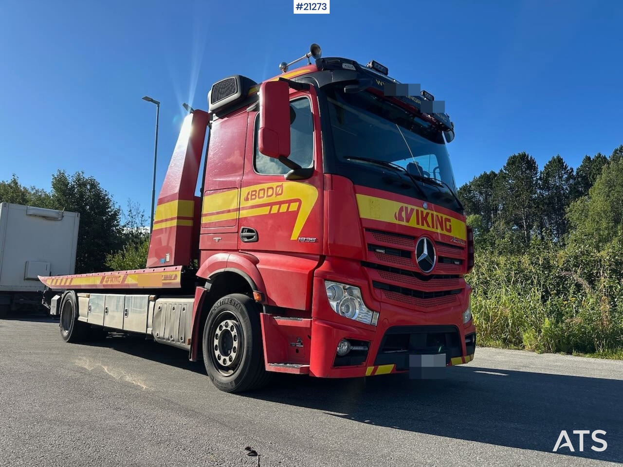 Mercedes ACTROS 1935 4x2 bergingsbil. Nyoverhalt styringsenhet. SE VIDEO - Tow truck: picture 1 Mercedes ACTROS 1935 4x2 bergingsbil. Nyoverhalt styringsenhet. SE VIDEO - Tow truck: picture 1