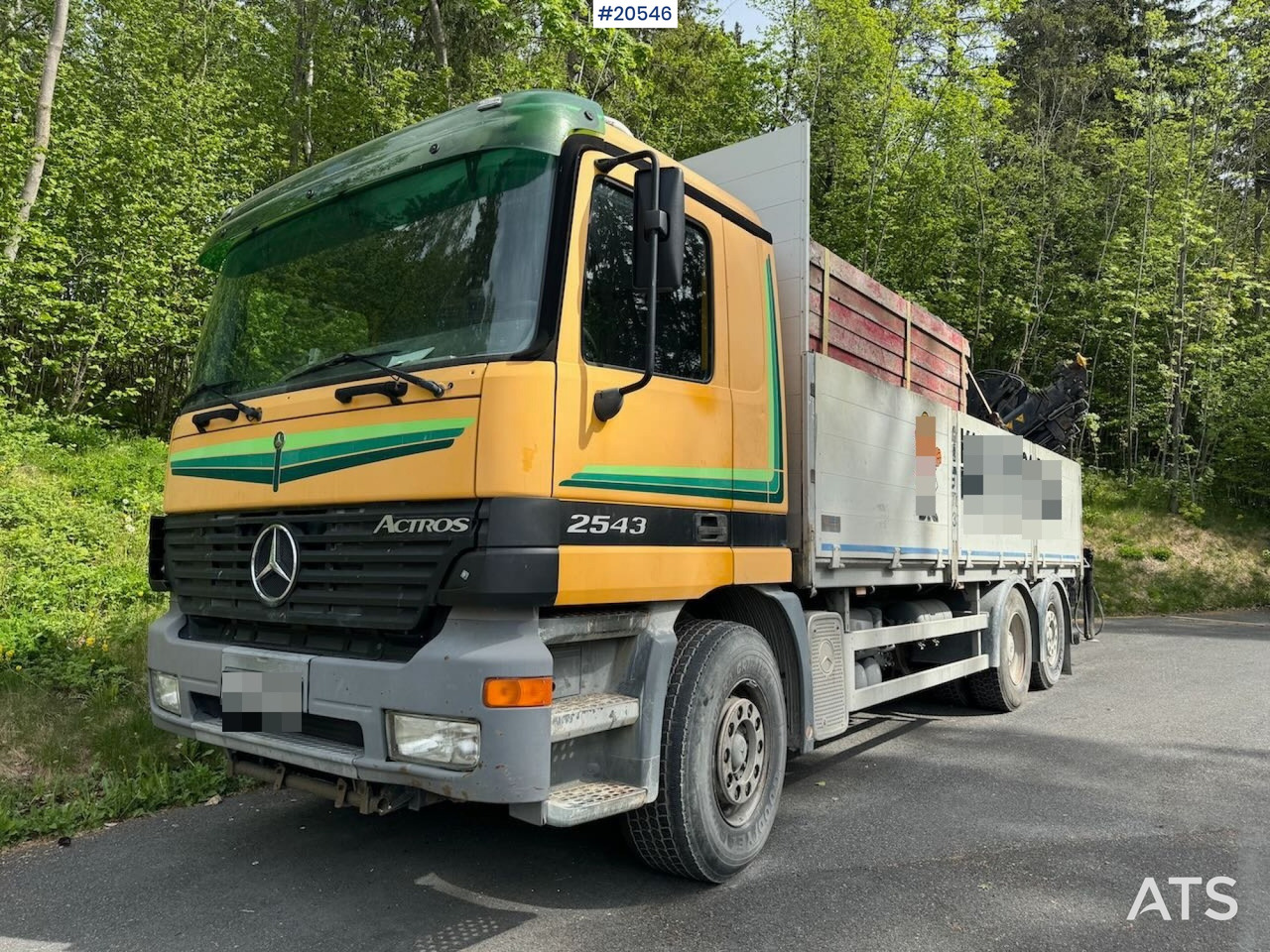 Mercedes Actros 2543 - Dropside/ Flatbed truck: picture 1 Mercedes Actros 2543 - Dropside/ Flatbed truck: picture 1