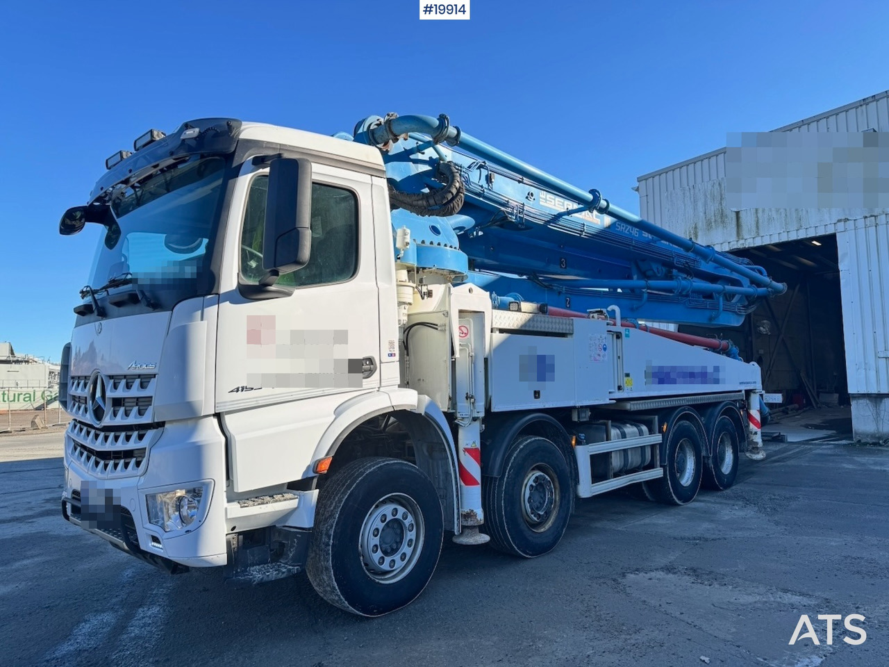 Mercedes Arocs 4153 - Concrete pump truck: picture 3 Mercedes Arocs 4153 - Concrete pump truck: picture 3
