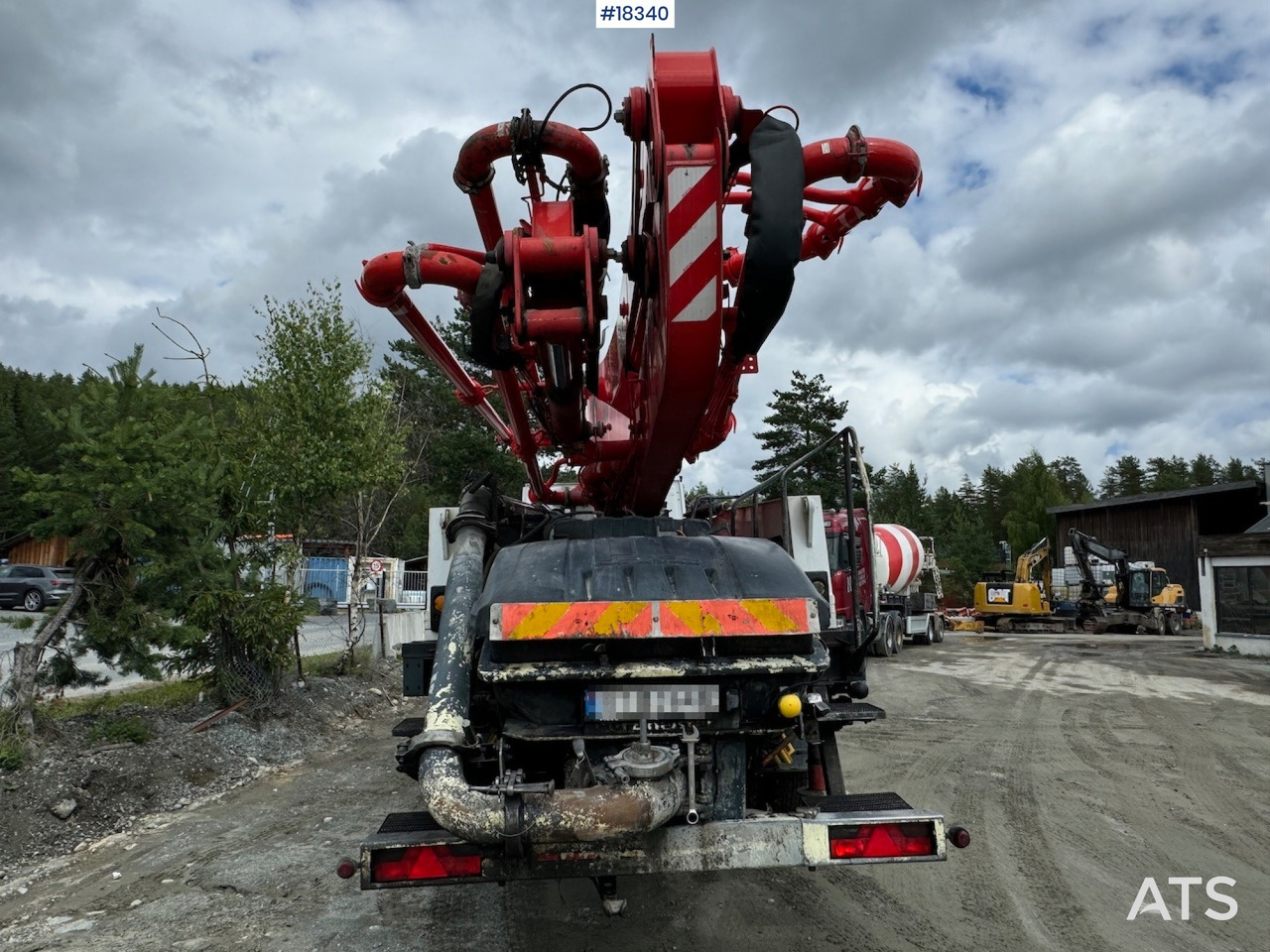 Mercedes Arocs - Concrete pump truck: picture 4 Mercedes Arocs - Concrete pump truck: picture 4