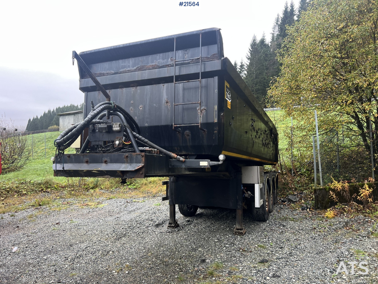 NOR SLEP 3 akslet tippsemi rep.Objekt - Tipper trailer: picture 4 NOR SLEP 3 akslet tippsemi rep.Objekt - Tipper trailer: picture 4