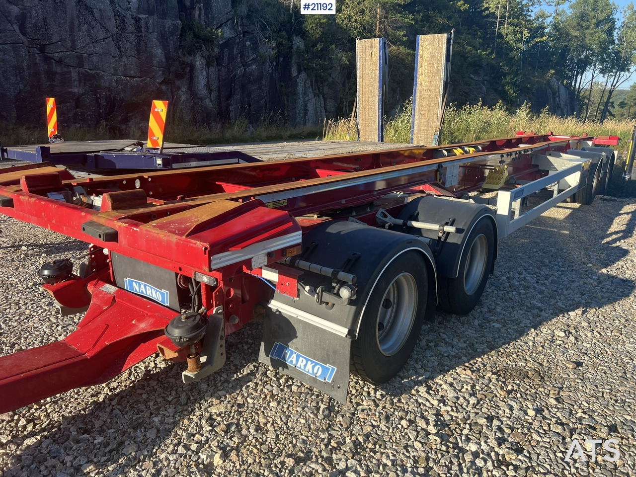 Narko 4 akslet container henger - Roll-off/ Skip trailer: picture 1 Narko 4 akslet container henger - Roll-off/ Skip trailer: picture 1