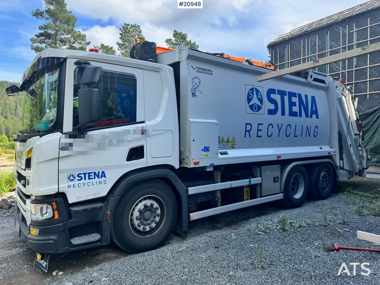 Garbage truck Scania P410: picture 7