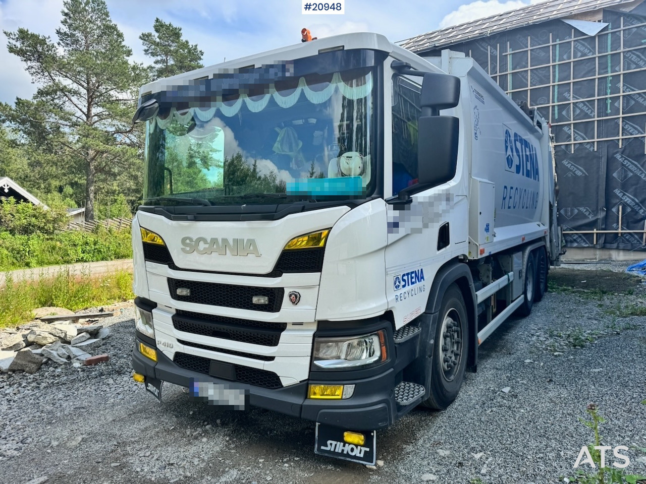 Garbage truck Scania P410: picture 8