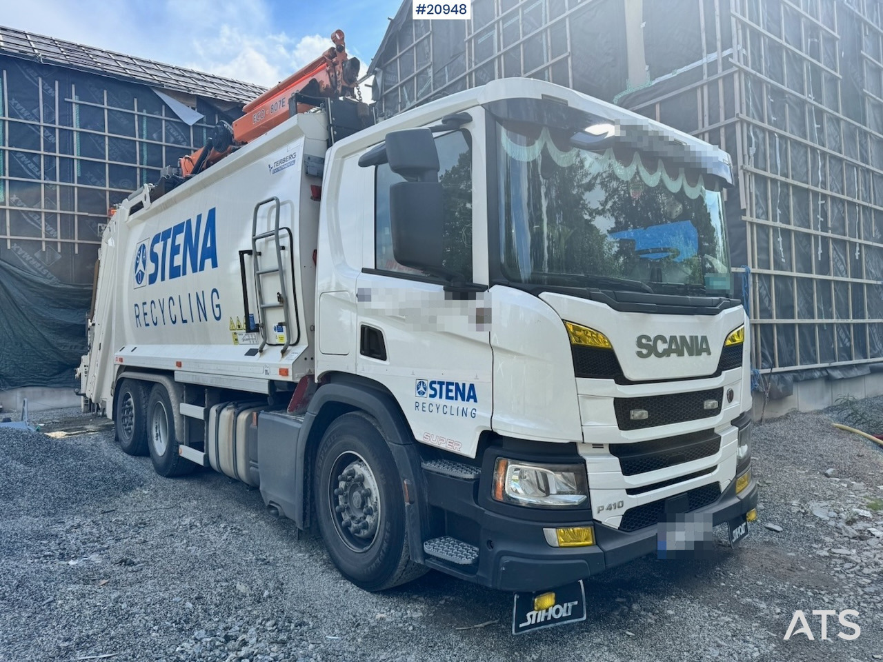 Garbage truck Scania P410: picture 10