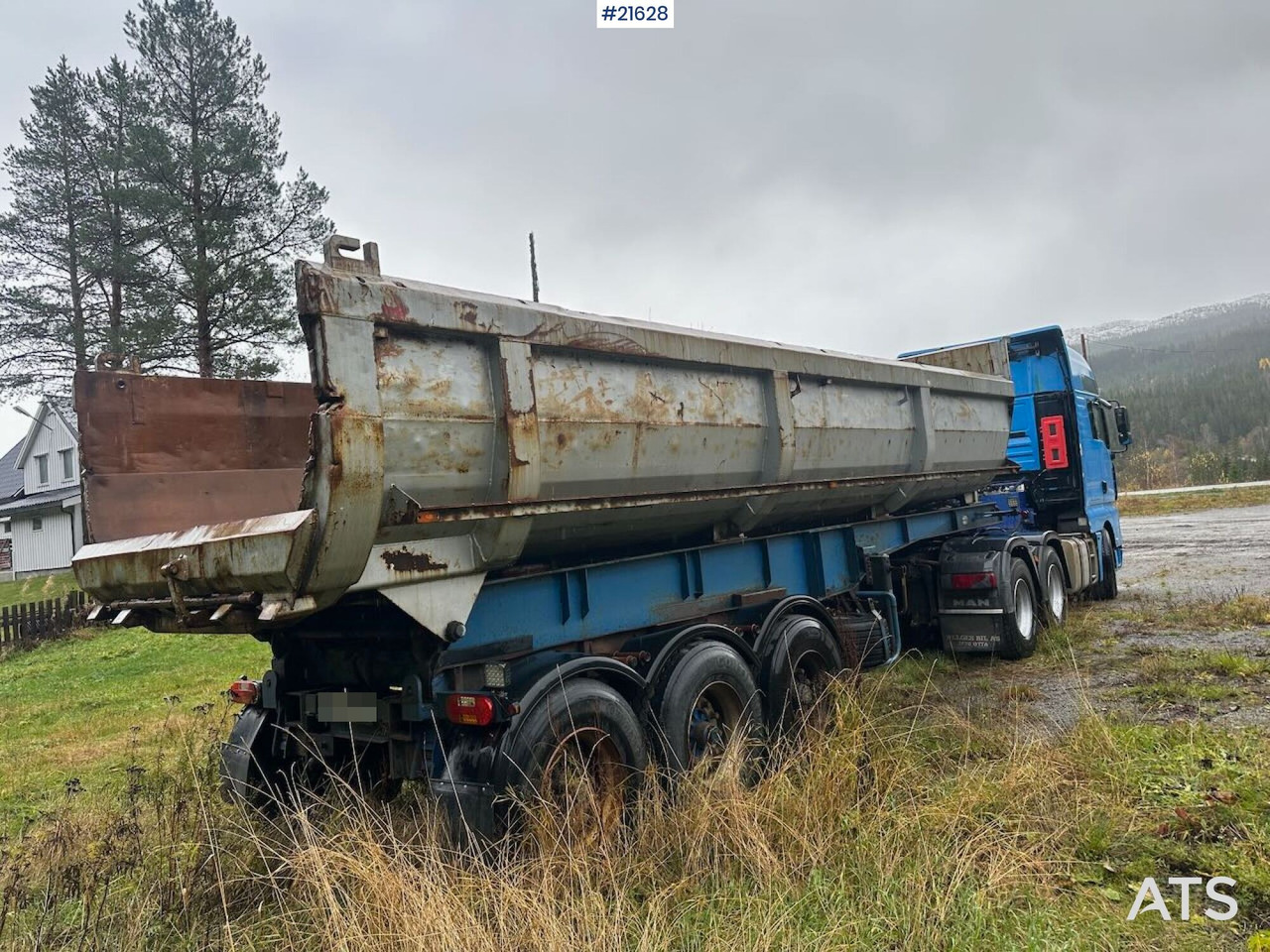 MAN TGA 28.530 6x2 trekkvogn m/ 1987 L.A.G Bree 3 akslet tippsemi SE VIDEO - Tractor unit: picture 3 MAN TGA 28.530 6x2 trekkvogn m/ 1987 L.A.G Bree 3 akslet tippsemi SE VIDEO - Tractor unit: picture 3