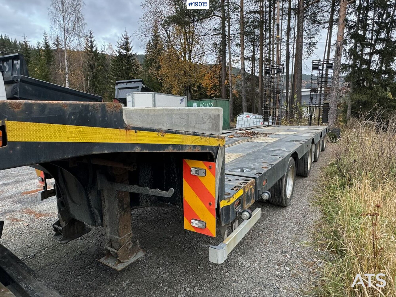 Low loader semi-trailer Vang Maskinsemi: picture 12
