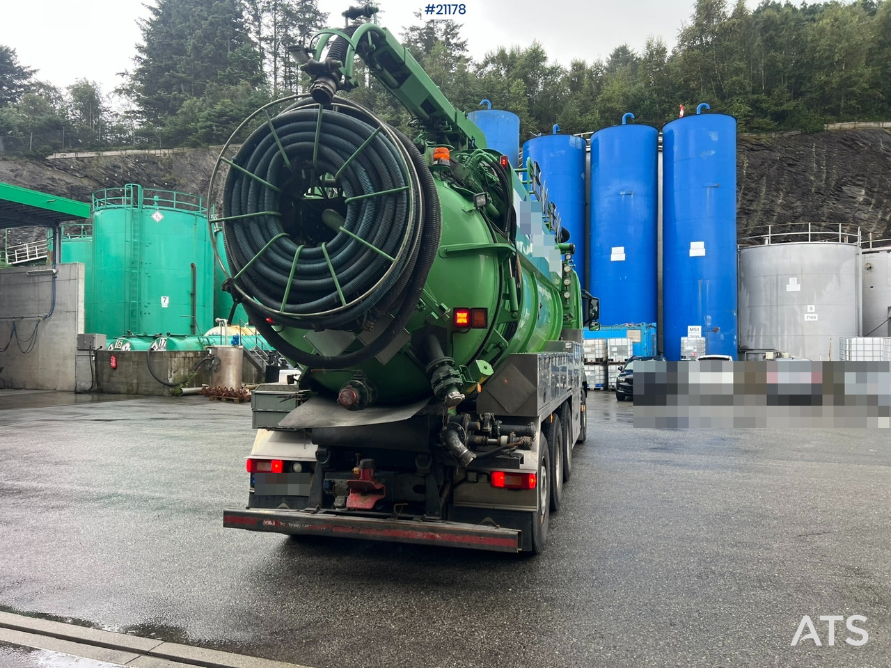 Vacuum truck Volvo fh500 8x4 Slamsuger m/ 2010 Inter consult påbygg: picture 27