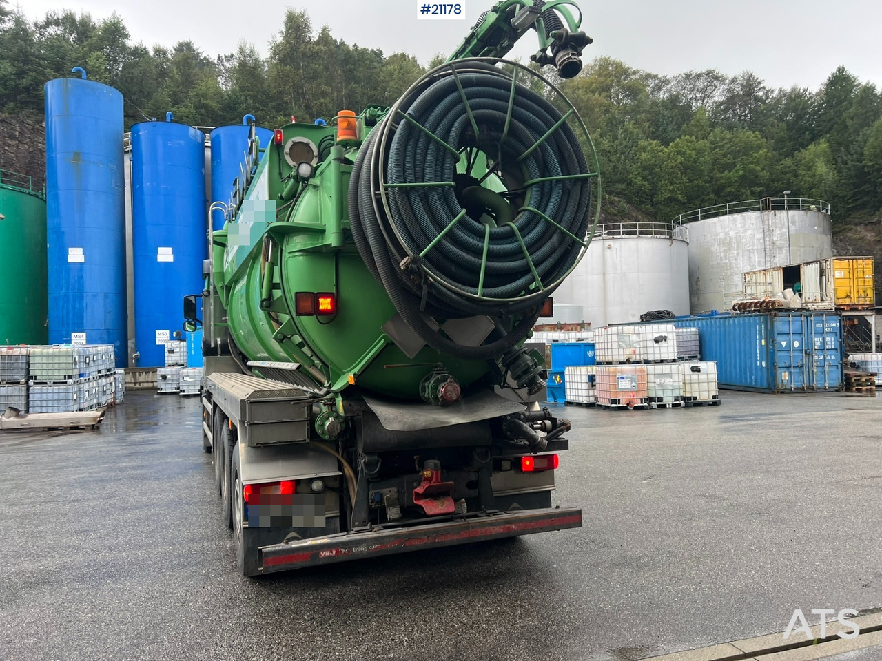 Vacuum truck Volvo fh500 8x4 Slamsuger m/ 2010 Inter consult påbygg: picture 31