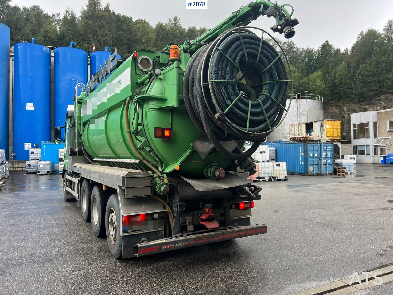 Vacuum truck Volvo fh500 8x4 Slamsuger m/ 2010 Inter consult påbygg: picture 32