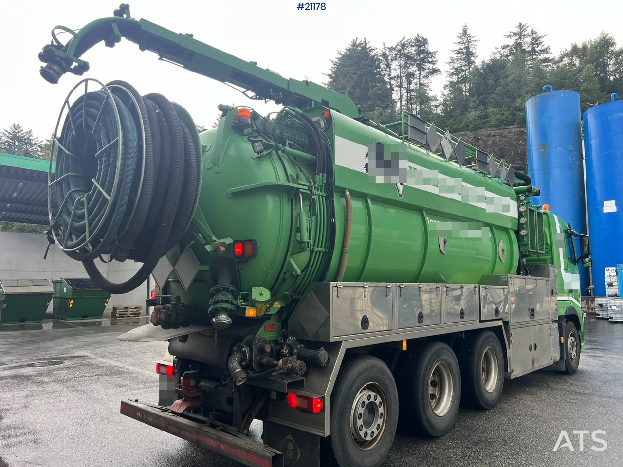 Vacuum truck Volvo fh500 8x4 Slamsuger m/ 2010 Inter consult påbygg: picture 48