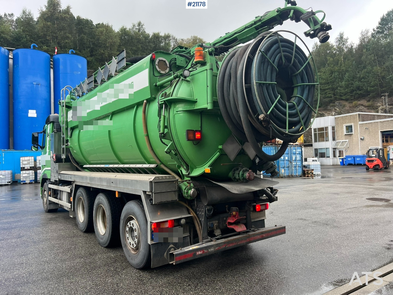 Vacuum truck Volvo fh500 8x4 Slamsuger m/ 2010 Inter consult påbygg: picture 33