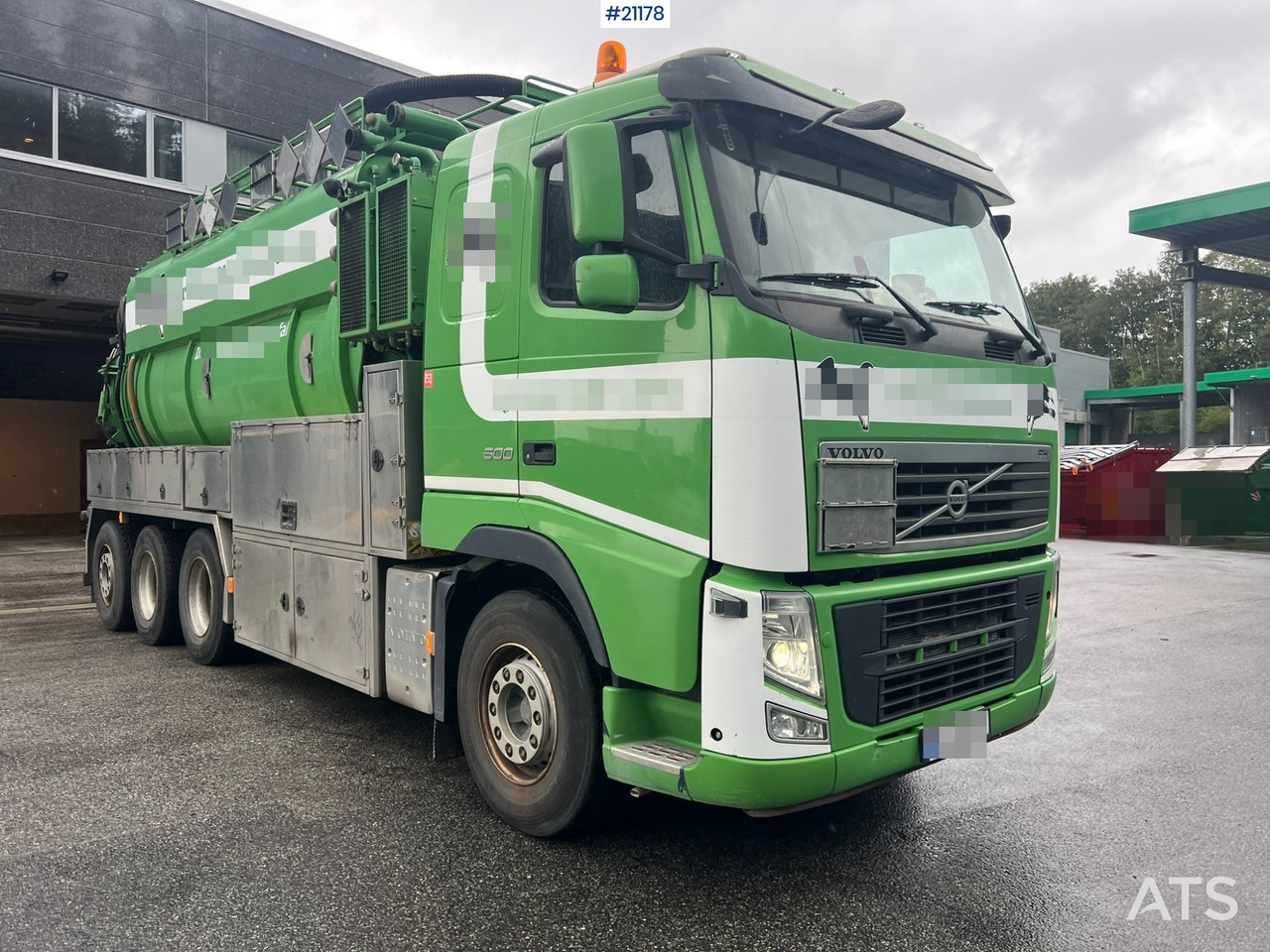 Vacuum truck Volvo fh500 8x4 Slamsuger m/ 2010 Inter consult påbygg: picture 18