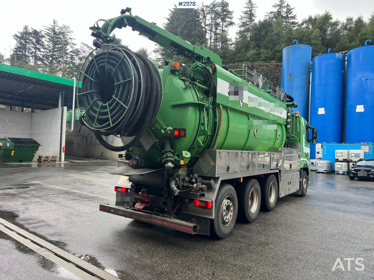 Vacuum truck Volvo fh500 8x4 Slamsuger m/ 2010 Inter consult påbygg: picture 25