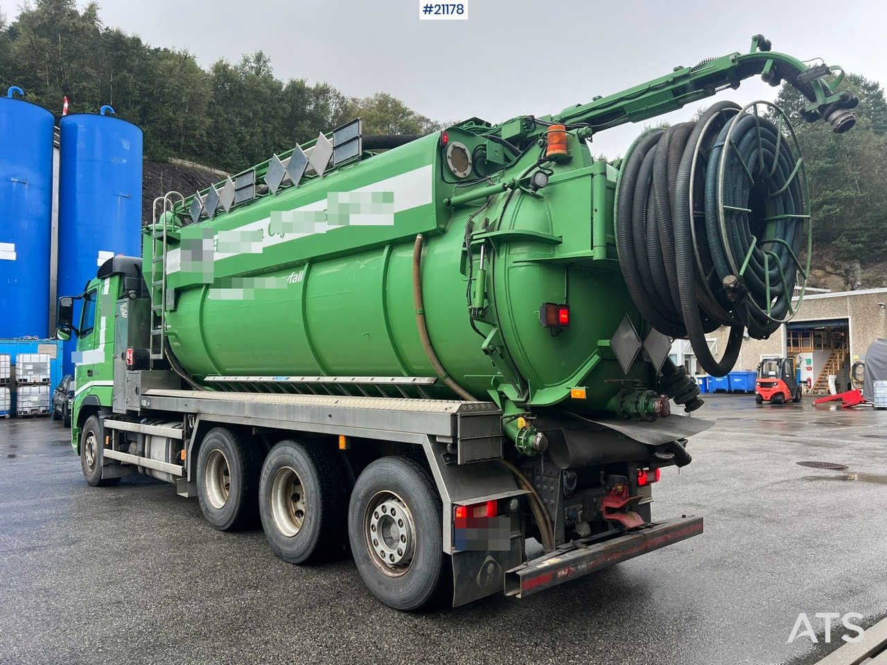 Vacuum truck Volvo fh500 8x4 Slamsuger m/ 2010 Inter consult påbygg: picture 34