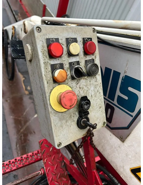 Dropside/ Flatbed semi-trailer Carnehl Stenen vervoer oplegger met Kennis kraan: picture 8