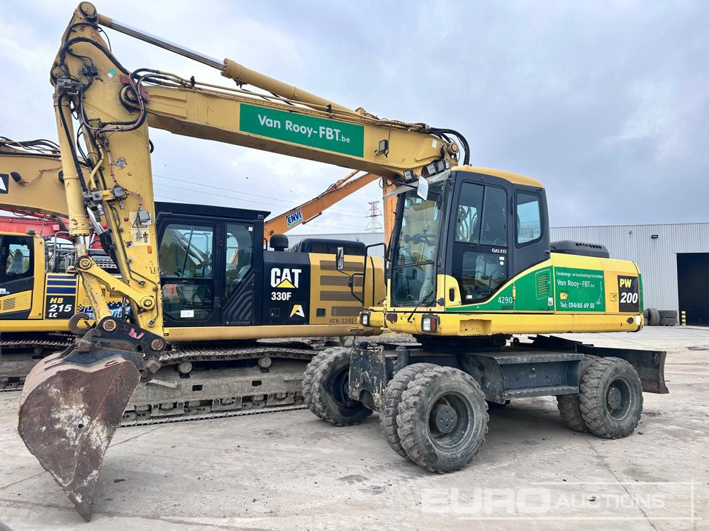 2009 Komatsu PW200-7H - Wheel excavator: picture 1 2009 Komatsu PW200-7H - Wheel excavator: picture 1