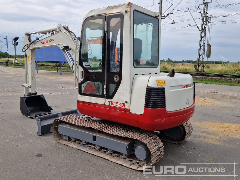 2010 Takeuchi TB150C - Mini excavator: picture 3 2010 Takeuchi TB150C - Mini excavator: picture 3