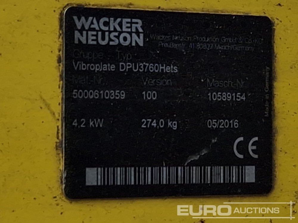 Asphalt machine 2018 Wacker Neuson VP1135A: picture 9
