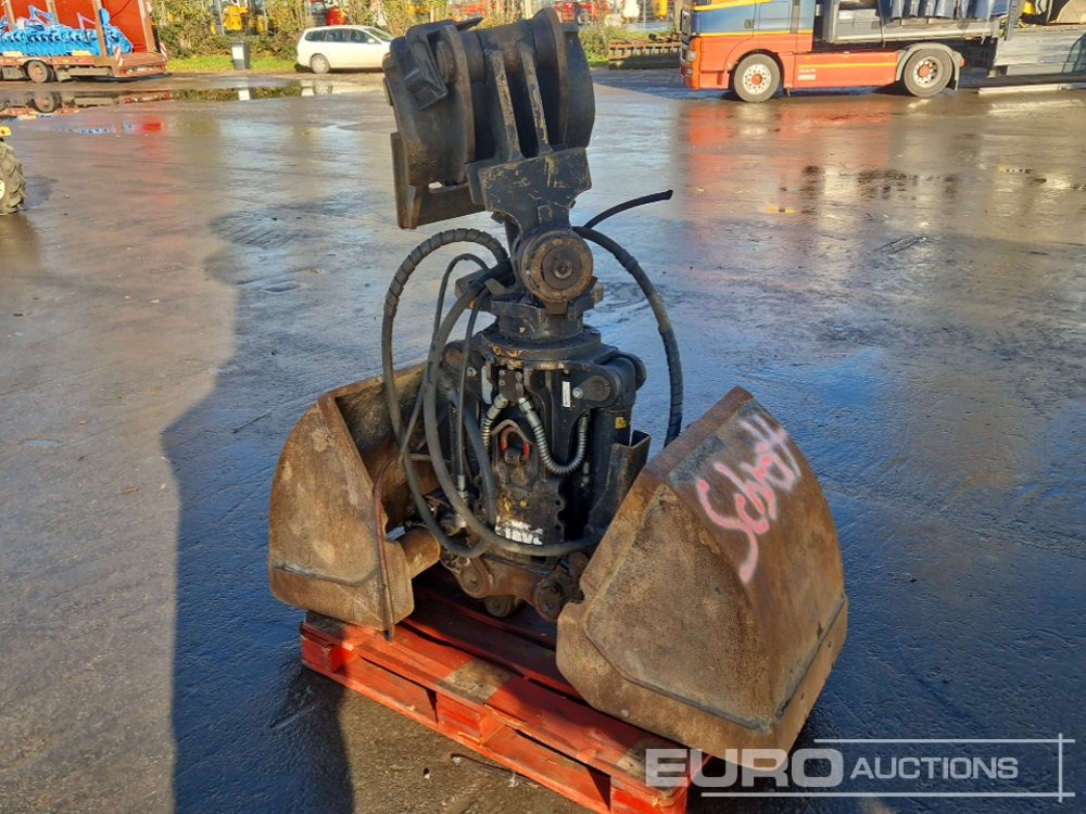 Kinshofer 24" Hydraulic Rotating Clamshell Bucket to suit 12-18 Ton Excavator - Attachment for Excavator: picture 1 Kinshofer 24" Hydraulic Rotating Clamshell Bucket to suit 12-18 Ton Excavator - Attachment for Excavator: picture 1