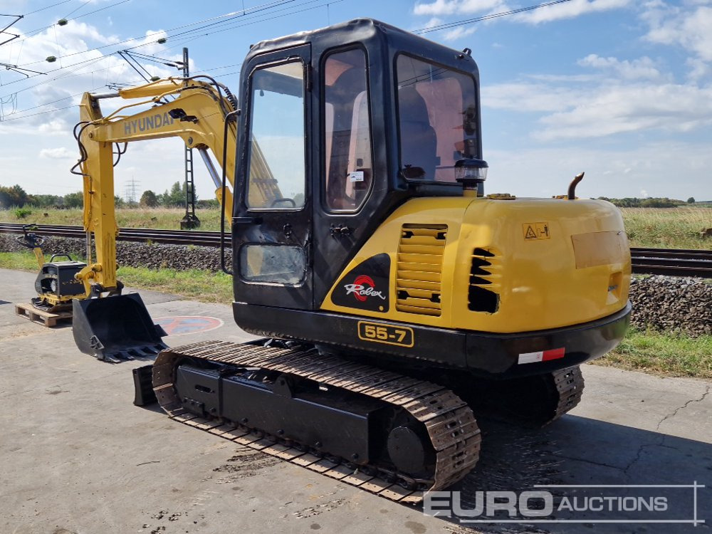 Hyundai R55-7 - Mini excavator: picture 3 Hyundai R55-7 - Mini excavator: picture 3