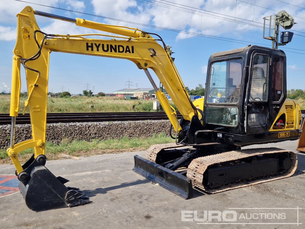 Hyundai R55-7 - Mini excavator: picture 1 Hyundai R55-7 - Mini excavator: picture 1