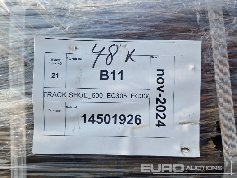 Spare parts for Excavator 600mm Steel Track Plates, Volvo EC305/EC330 (2 of): picture 19