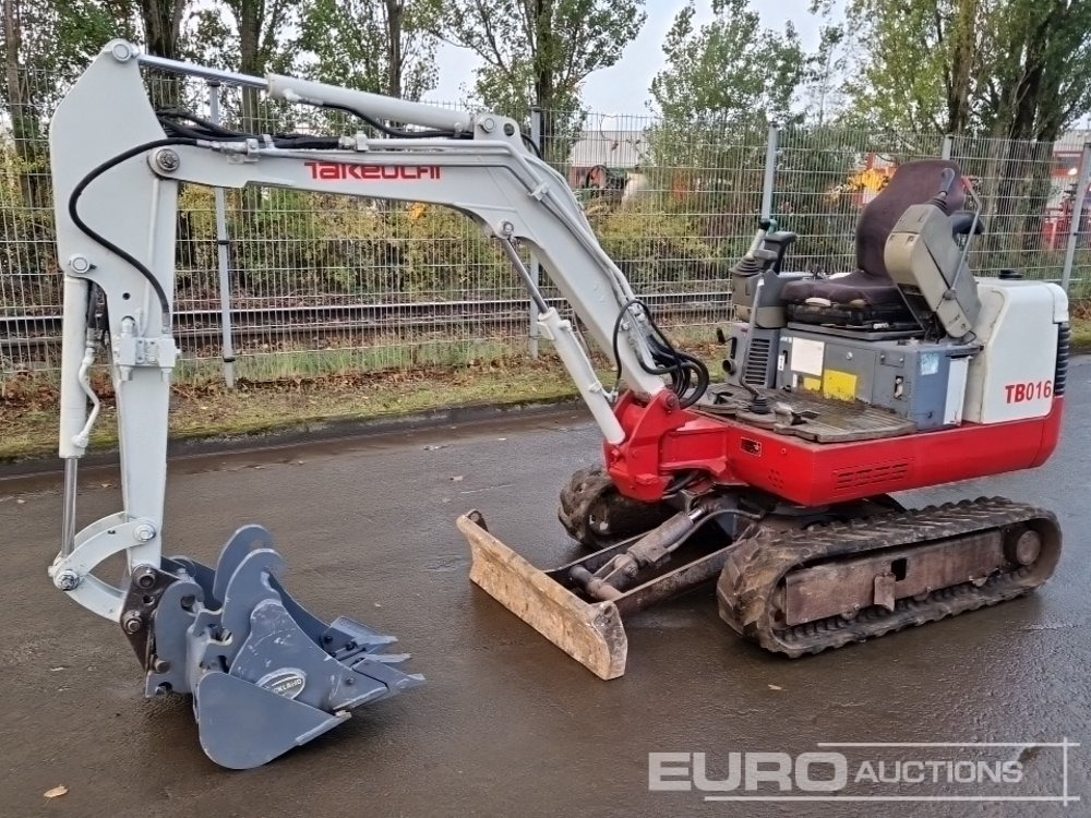 Takeuchi TB016 - Mini excavator: picture 1 Takeuchi TB016 - Mini excavator: picture 1