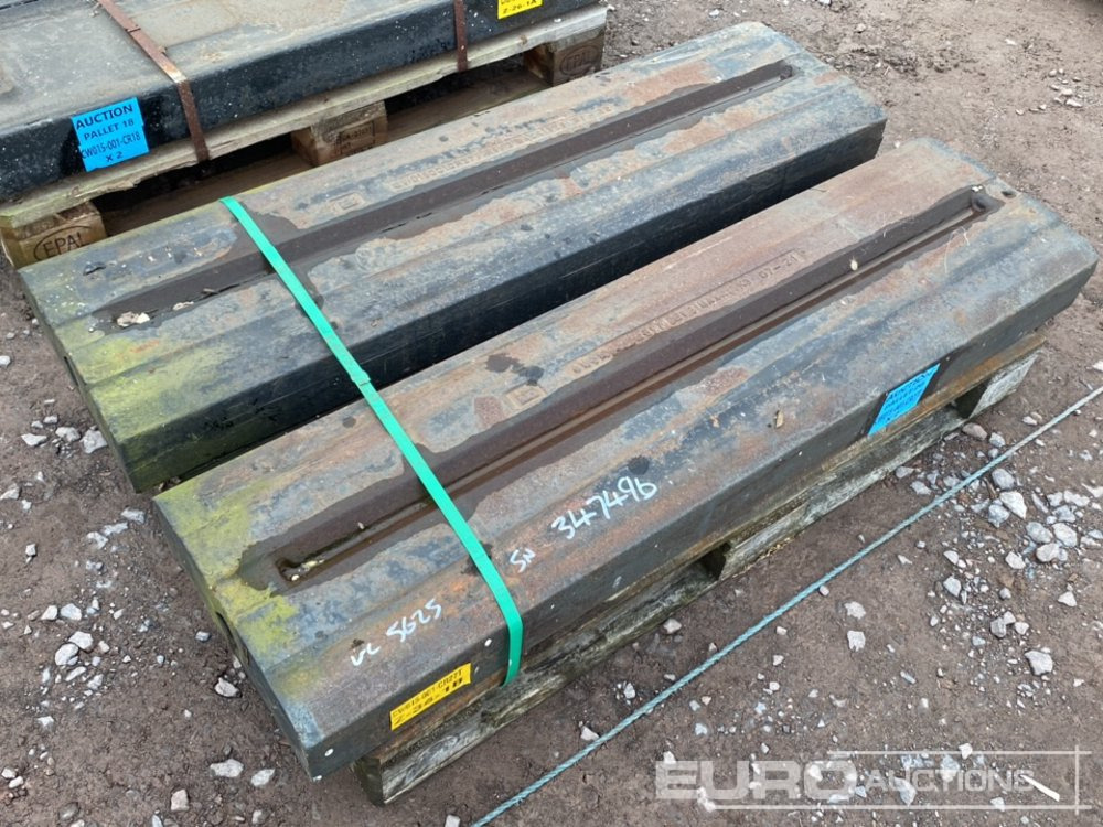 Terex Tp550 Chrome Blow Bars - Construction equipment: picture 1 Terex Tp550 Chrome Blow Bars - Construction equipment: picture 1