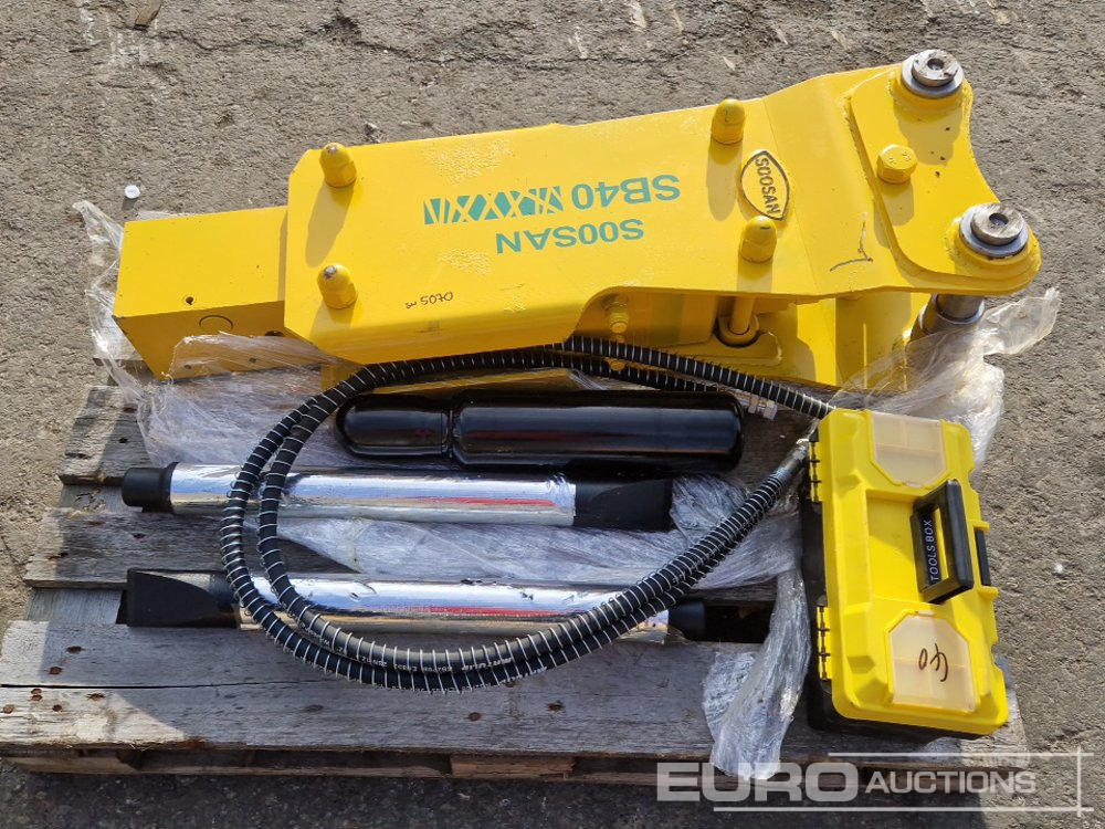 Unused 2025 Soosan SB40 - Hydraulic hammer: picture 1 Unused 2025 Soosan SB40 - Hydraulic hammer: picture 1