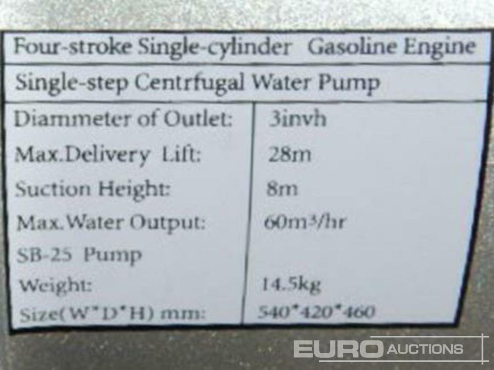 Water pump Unused Ashita LBHP20: picture 16