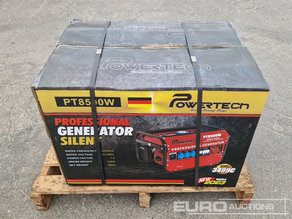 Unused Powertech PT8500W - Generator set: picture 1 Unused Powertech PT8500W - Generator set: picture 1