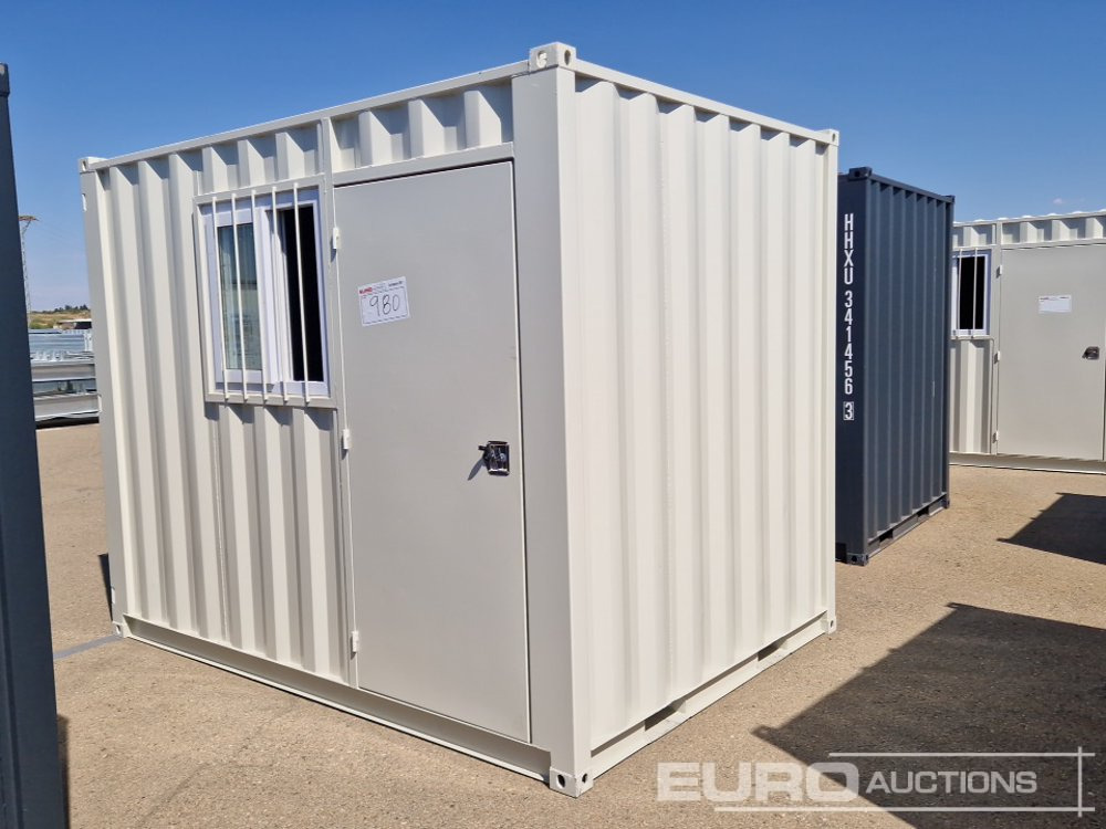 2025 10' Container, Single Walk Door, Lock Box, Window / Contenedor - Shipping container: picture 2 2025 10' Container, Single Walk Door, Lock Box, Window / Contenedor - Shipping container: picture 2