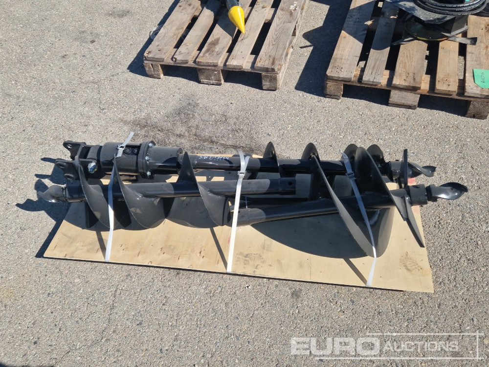 Unused 2025 Captok Auger, Qty  (3 of) Auger 8", With 12"/16" Auger Rod to suit 1-2 Ton Excavator - Auger: picture 5 Unused 2025 Captok Auger, Qty  (3 of) Auger 8", With 12"/16" Auger Rod to suit 1-2 Ton Excavator - Auger: picture 5