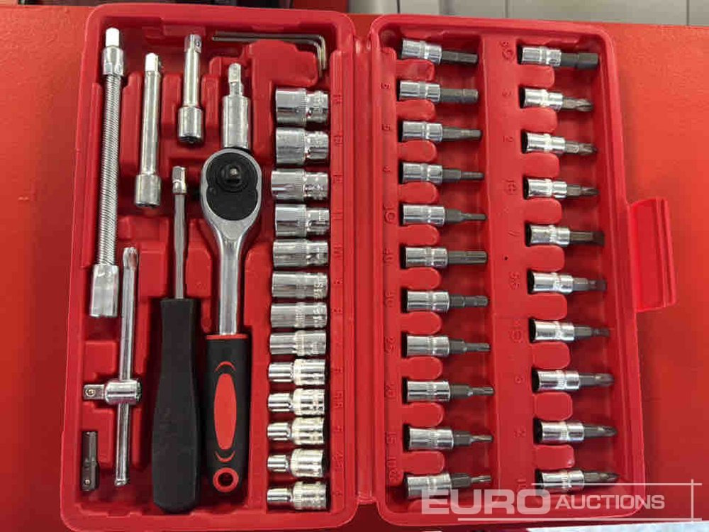 Unused 46pc Wrench Set / Set de Llaves - Workshop equipment: picture 1 Unused 46pc Wrench Set / Set de Llaves - Workshop equipment: picture 1