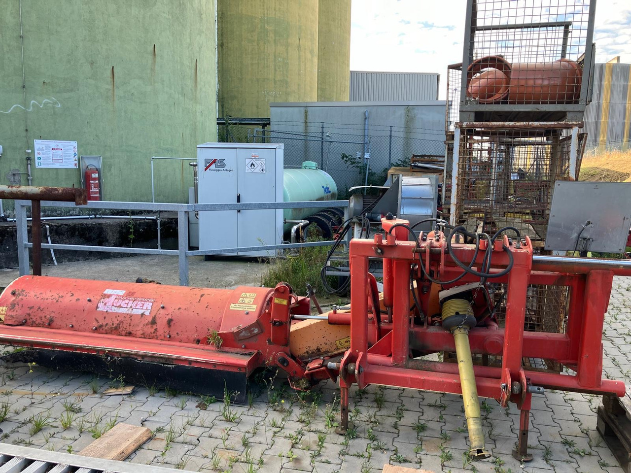 Flail mower Dücker USM 18 VR3 Seitenmulcher: picture 1