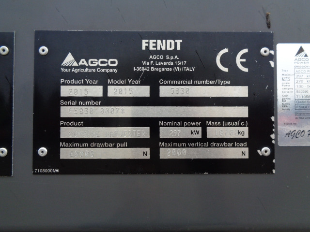 Fendt Mähdrescher 8410 P - Combine harvester: picture 2 Fendt Mähdrescher 8410 P - Combine harvester: picture 2